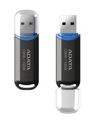USB карта памяти A-data C906 32GB USB 2.0, черная цена и информация | USB накопители | pigu.lt