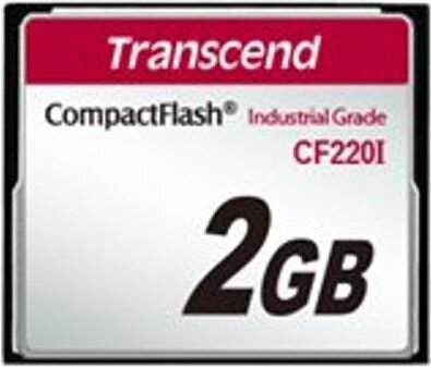 Transcend TS2GCF220I CompactFlash 2GB kaina ir informacija | Atminties kortelės fotoaparatams, kameroms | pigu.lt