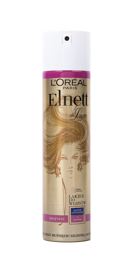 Plaukų lakas L'Oreal Paris Elnett Volume 250 ml kaina ir informacija | Plaukų formavimo priemonės | pigu.lt