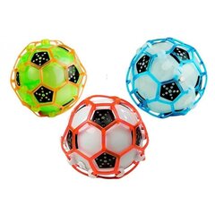 Šokinėjantis futbolo kamuolys su šviesom цена и информация | Игрушки для мальчиков | pigu.lt