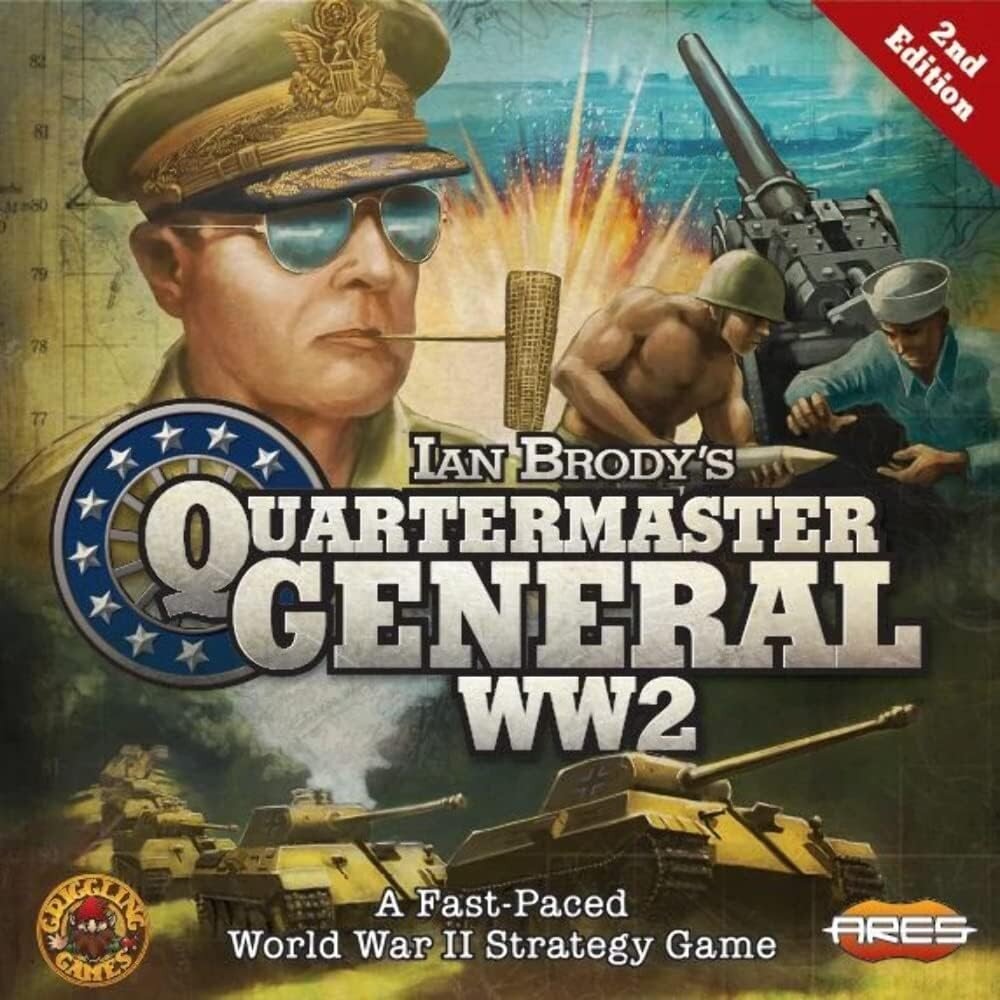 Stalo žaidimas Quartermaster General WW2: 2nd Edition цена | pigu.lt