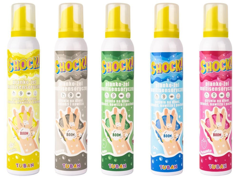 Dušo želė/putos Tuban Shock, 200 ml kaina ir informacija | Kosmetika vaikams ir mamoms | pigu.lt