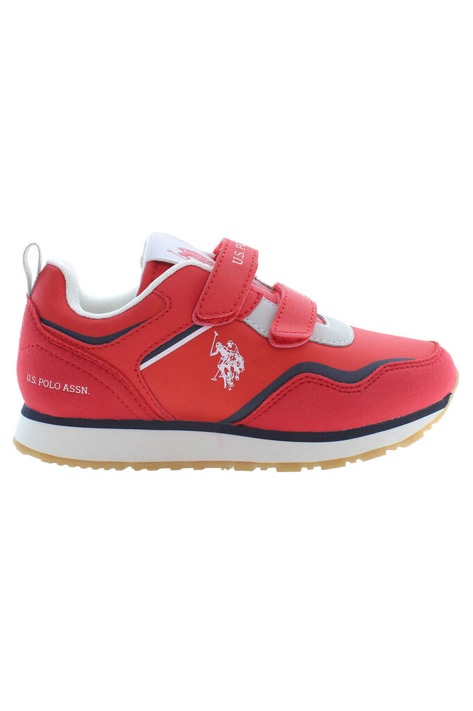 Sportiniai batai mergaitėms ir berniukams U.S. Polo, raudoni, NOBIK009K3NH1 цена и информация | Sportiniai batai vaikams | pigu.lt