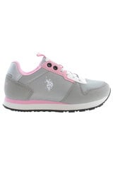 Sportiniai batai mergaitėms U.S. Polo, pilki, NOBIK008K3TH1 kaina ir informacija | Sportiniai batai vaikams | pigu.lt
