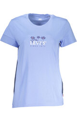 Marškinėliai moterims Levi's, mėlyni kaina ir informacija | Marškinėliai moterims | pigu.lt