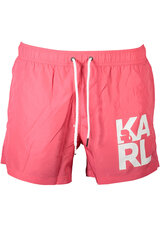 Karl Lagerfeld Пляжные шорты Short Boardshort Red XL цена и информация | Шорты для плавания, обтягивающие | pigu.lt