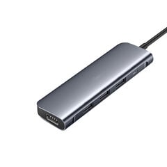 Адаптер Ugreen 50979 CM136 5in1 Type-C До PD 4USB для HUAWEI Mate40/P50 Samsung S20 цена и информация | Адаптеры, USB-разветвители | pigu.lt