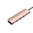 Адаптер Ugreen 70403 5in1 Type-C До HUB HDMI 3USB3.0 PD для Huawei mate30 MacBook Pro