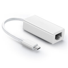 Адаптер Ugreen 40381 US236 Type-C До 100mbps для MacBook цена и информация | Адаптеры, USB-разветвители | pigu.lt