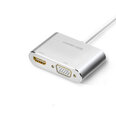 Adapteris Ugreen 50317 CM162 2in1 Type-C / HDMI VGA