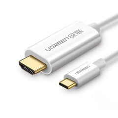 Адаптер Ugreen 30841 MM121 Type-C До HDMI для MacBook Samsung S8 цена и информация | Кабели для телефонов | pigu.lt