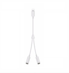 Adapteris Zikko MH027 2in1 Lightning 3.5mm kaina ir informacija | Adapteriai, USB šakotuvai | pigu.lt