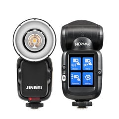 Speedlite Камера вспышка Jinbei HD-2MAX TTL HSS LED 80Ws для Canon Nikon Sony Olympus Panasonic Fujifilm цена и информация | Аксессуары для фотоаппаратов | pigu.lt