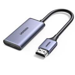 Адаптер Ugreen 70693 HDMI to Type-C HDR Алюминиевый сплав цена и информация | Адаптеры, USB-разветвители | pigu.lt