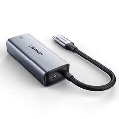 Адаптер Ugreen 60550 Type-C До RJ45 1000mbps PD charging цена и информация | Адаптеры, USB-разветвители | pigu.lt