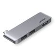 Адаптер Ugreen 60567 CM263 3in1 Type-C До 2USB3.0 HDMI для HUAWEI Mate40/P50 Samsung S20