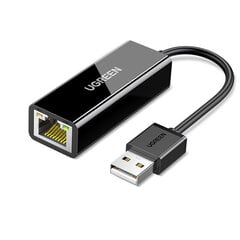 Адаптер Ugreen 20254 CR110 USB До RJ45 100mbps цена и информация | Адаптеры, USB-разветвители | pigu.lt