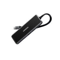 Adapteris Ugreen 70552 CM307 9in1 Type-C / VGA HDMI 3USB3.0 SD/TF kaina ir informacija | Adapteriai, USB šakotuvai | pigu.lt