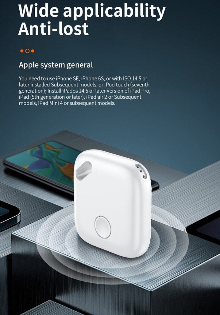 iTag sekimo įrenginys, skirtas iPhone, iPad ir iPod цена и информация | Priedai telefonams | pigu.lt