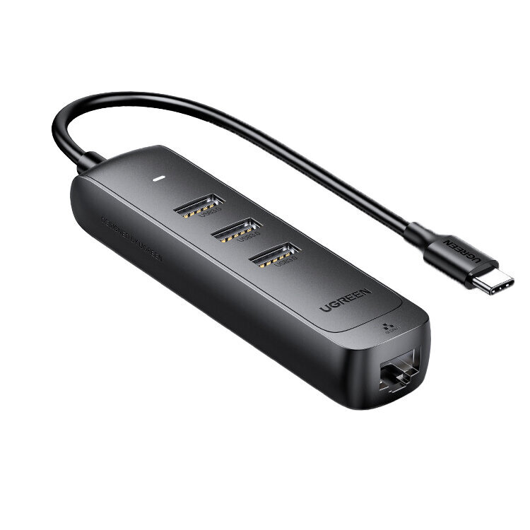 Adapteris Ugreen 50627 4in1 Type-C / 3USB3.0 цена и информация | Adapteriai, USB šakotuvai | pigu.lt