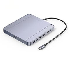 Адаптер Ugreen 60378 CM522 Type-C До USB3.0 SD/TF Type-C3.0 1000mbps для HUAWEI Mate40/P50 Samsung S20 iMac base цена и информация | Адаптеры, USB-разветвители | pigu.lt