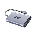 Адаптер Acer HY41-T7 7in1 Type-C До PD HDMI 100mbps VGA 3USB для HUAWEI Mate40/P50 Samsung S20