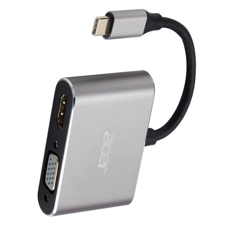 Adapteris Acer HY41-T2 Type-C / HDMI VGA kaina ir informacija | Adapteriai, USB šakotuvai | pigu.lt