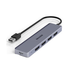 Adapteris Erazer HA05 5in1 Type-C / 4USB3.0 Type-C 0.2m kaina ir informacija | Adapteriai, USB šakotuvai | pigu.lt