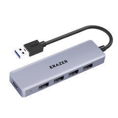 Adapteris Erazer HA05-3 5in1 Type-C / 4USB3.0 Type-C 1.5m kaina ir informacija | Adapteriai, USB šakotuvai | pigu.lt