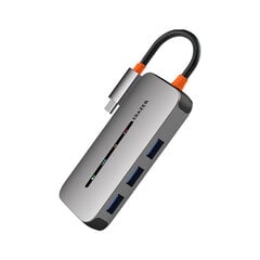 Adapteris Erazer DC06 6in1 Type-C / HDMI VGA 3USB3.0 PD kaina ir informacija | Adapteriai, USB šakotuvai | pigu.lt