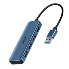 Adapteris Lenovo U04U 4in1 USB / 4USB3.0 HUB kaina ir informacija | Adapteriai, USB šakotuvai | pigu.lt