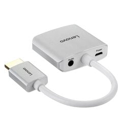 Adapteris Lenovo H201 HDMI to VGA AUX 3.5mm Micro-USB kaina ir informacija | Adapteriai, USB šakotuvai | pigu.lt