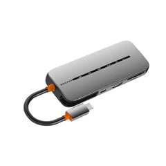 Adapteris Erazer DC09 9in1 Type-C / Thunderbolt4 HDMI 2USB3.0 2USB2.0 kaina ir informacija | Adapteriai, USB šakotuvai | pigu.lt