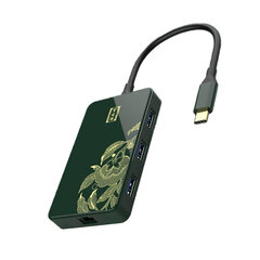 Adapteris Lenovo ER-08 Type-C / HUB 3USB3.0 PD HDMI VGA kaina ir informacija | Adapteriai, USB šakotuvai | pigu.lt