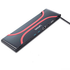 Adapteris Lenovo LX1901 Type-C / SD/TF 2USB3.0 2USB2.0 HDMI VGA Type-C kaina ir informacija | Adapteriai, USB šakotuvai | pigu.lt