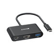 Adapteris Anker A83396 3in1 Type-C / HDMI USB