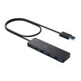 Adapteris Anker A7516612 4in1 USB / 4USB3.0 HUB 35g 60cm