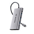 Adapteris Samzhe TC-DK 10in1 Type-C / 3USB3.0 VGA AUX 3.5mm HDMI SD/TF