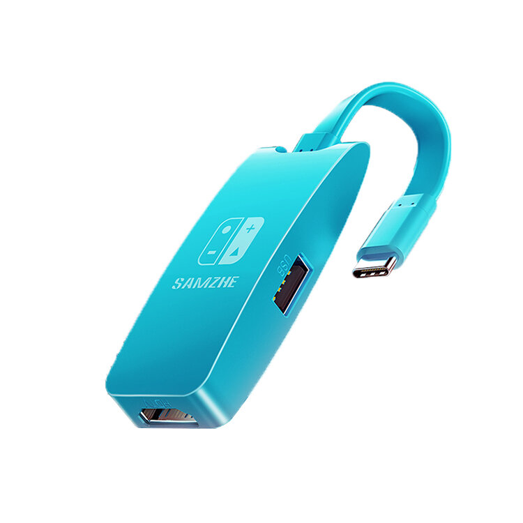 Adapteris Samzhe DK-L3 3in1 Type-C / HDMI USB2.0 Switch kaina ir informacija | Adapteriai, USB šakotuvai | pigu.lt