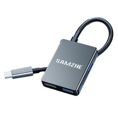 Adapteris Samzhe GT4K 4in1 Type-C / HDMI PD 2USB3.0 kaina ir informacija | Adapteriai, USB šakotuvai | pigu.lt