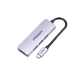 Адаптер Pisen HB06 4in1 USB До 4USB 0.2m цена и информация | Адаптеры, USB-разветвители | pigu.lt
