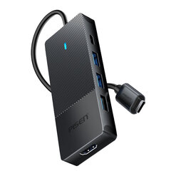 Адаптер Pisen NJ-TC03 5in1 Type-C До HDMI 3USB3.0 PD100W для HUAWEI Mate40/P50 Samsung S20 цена и информация | Адаптеры, USB-разветвители | pigu.lt