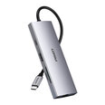 Adapteris Pisen PGM-HB02 8in1 Type-C / HDMI 3USB3.0 SD/TF