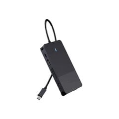 Adapteris Pisen NJ-TC06 10in1 Type-C / HDMI 3USB3.0 SD/TF VGA AUX 3.5mm kaina ir informacija | Adapteriai, USB šakotuvai | pigu.lt