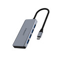 Adapteris Pisen NJ-HB07 4in1 Type-C / 4USB3.0