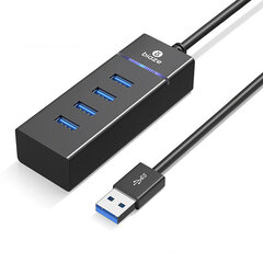Адаптер Biaze HUB7 USB До 4USB3.0 ABS 0.5m цена и информация | Адаптеры, USB-разветвители | pigu.lt