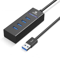 Адаптер Biaze HUB7-2 USB До 4USB3.0 ABS 1m цена и информация | Адаптеры, USB-разветвители | pigu.lt