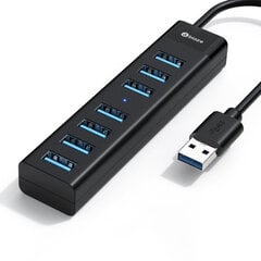 Адаптер Biaze HUB28 7in1 USB До 7USB3.0 ABS 0.3m цена и информация | Адаптеры, USB-разветвители | pigu.lt