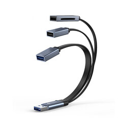 Адаптер Biaze HUB31 4in1 USB До USB3.0 USB2.0 SD/TF ABS цена и информация | Адаптеры, USB-разветвители | pigu.lt