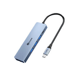 Adapteris Biaze HUB5 5in1 Type-C / USB3.0 2USB2.0 PD HDMI kaina ir informacija | Adapteriai, USB šakotuvai | pigu.lt
